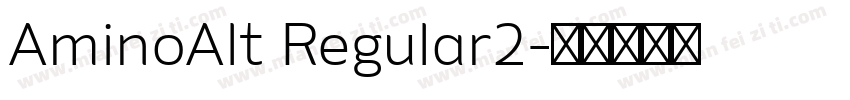 AminoAlt Regular2字体转换